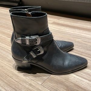 Frye Ellen Buckle Booties